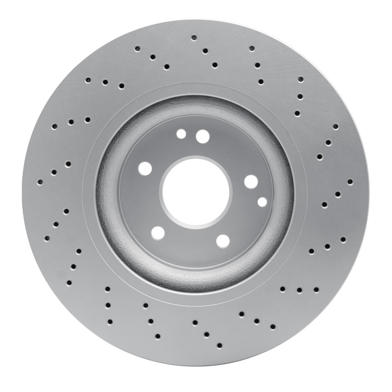 Mercedes-Benz SLK300 Brake Rotor (1) - Front - R1 Concepts - GeoSPEC Coated Rotor - Drilled - `03-`11